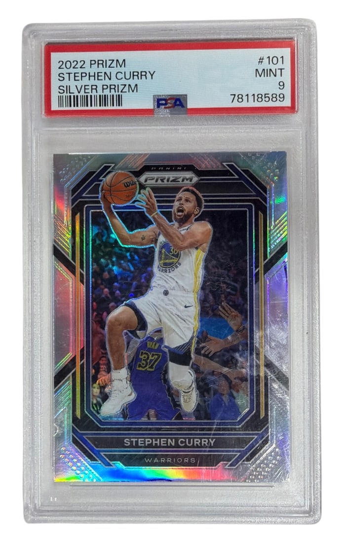 2022 Prizm Silver Prizm Stephen Curry | No. 101 | Graded 9 (1 of 2)