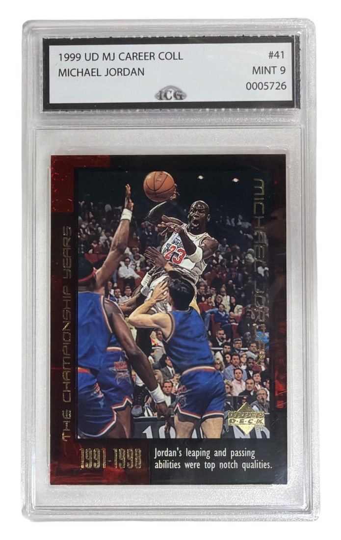 1999 Upper Deck Michael Jordan | No. 41 | Graded 9 (1 of 2)
