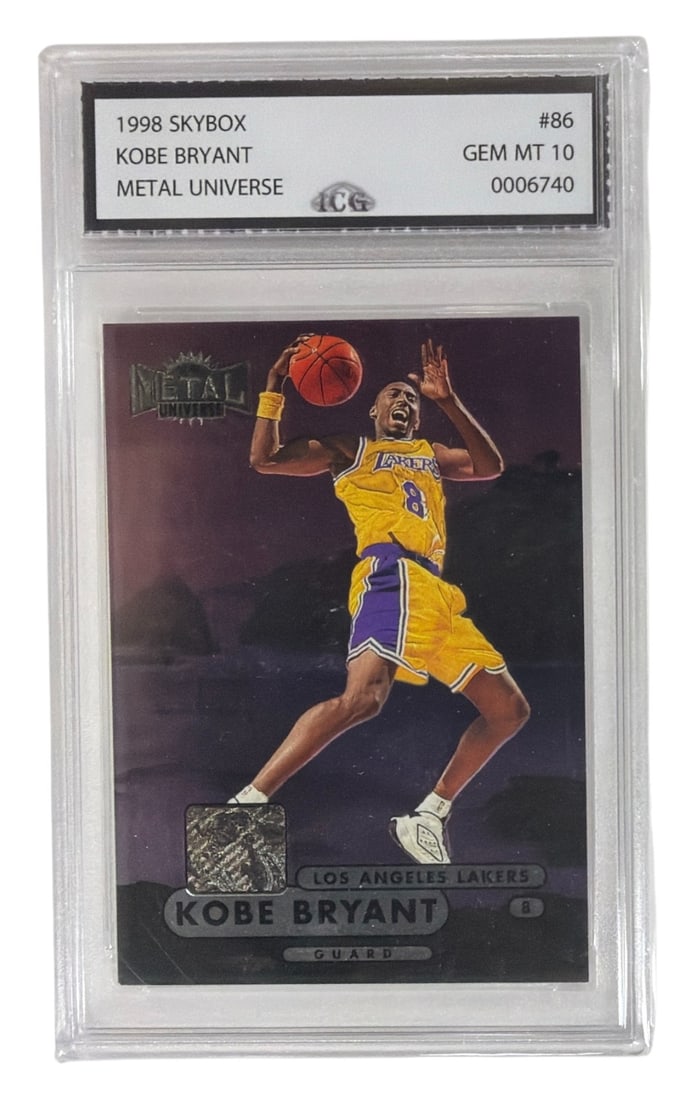 1998 Skybox METAL Universe Kobe Bryant | No. 86 | Graded 10 (1 of 2)