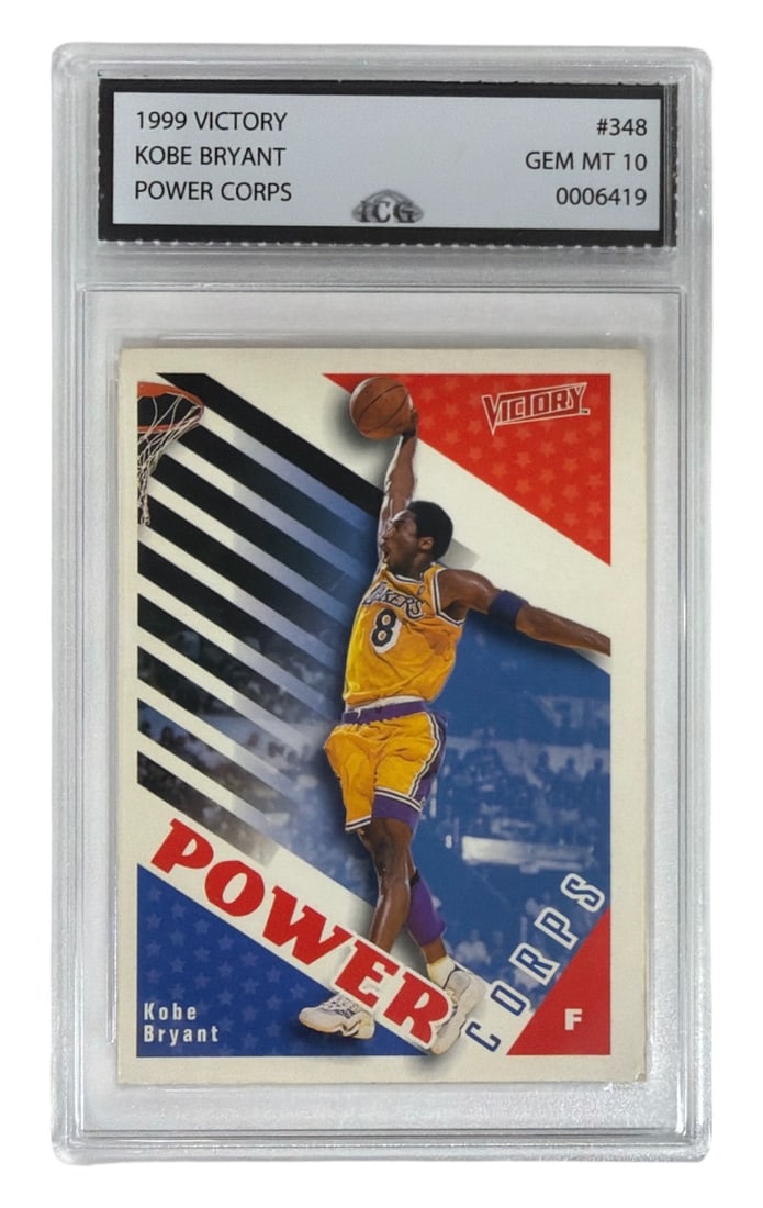 1999 Victory Power Corp Kobe Bryant | No. 348 | Graded 10 (1 of 2)