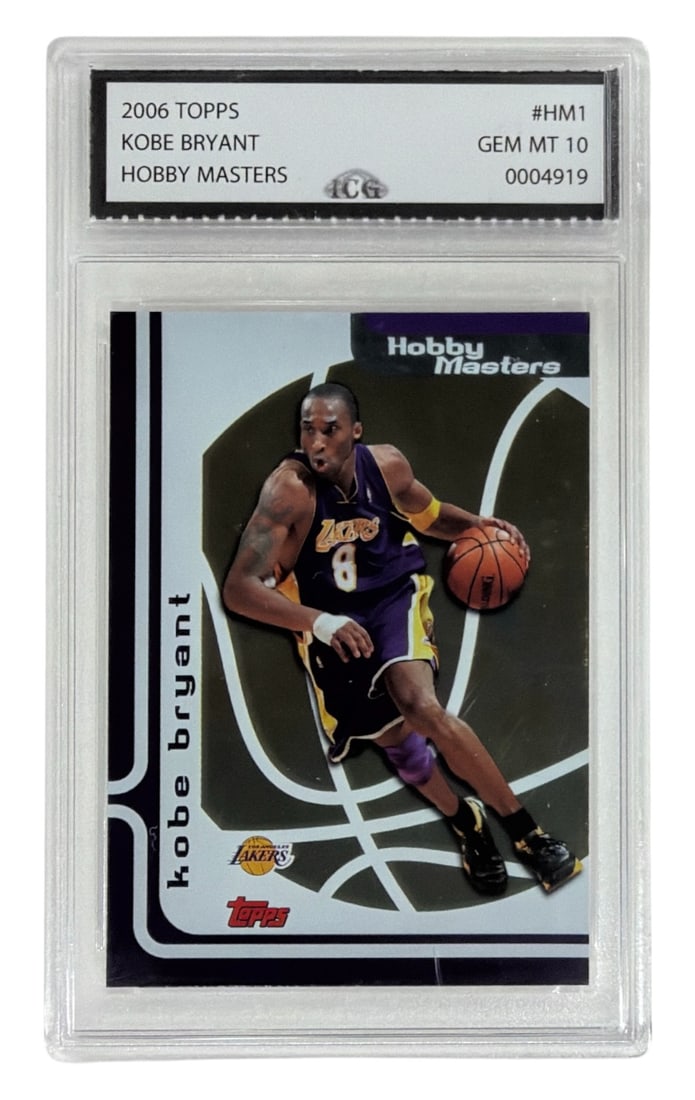 2006 Topps Hobby Masters Kobe Bryant | No. HM1 | Graded 10 (1 of 2)