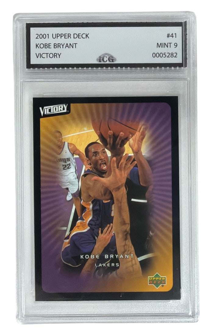 2001 Upper Deck Victory Kobe Bryant | No. 41 | Graded 9: 2001 Upper Deck Victory Kobe Bryant | No. 41 | Graded 9