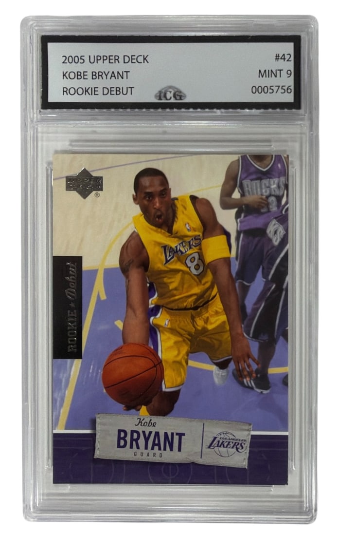 2005 Upper Deck Rookie Debut Kobe Bryant | No. 42 | Graded 9 (1 of 2)