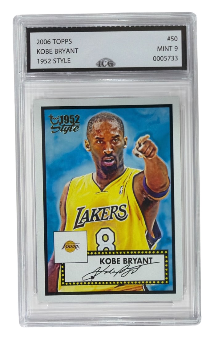 2006 Topps 1952 Style Kobe Bryant | No. 50 | Graded 9 (1 of 2)