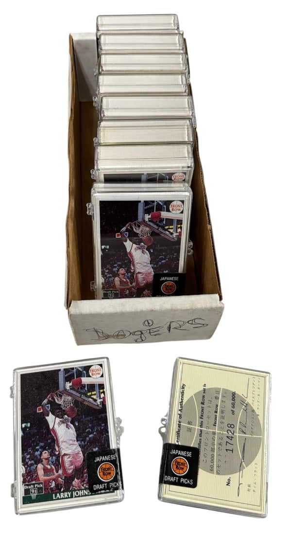 1991 Front Row Japanese Draft Picks Basketball Card Sets: AUTHENTICATION HAS NOT BEEN PERFORMED TO GUARANTEE VERIFICATION | All purchases are made at the buyers discretion