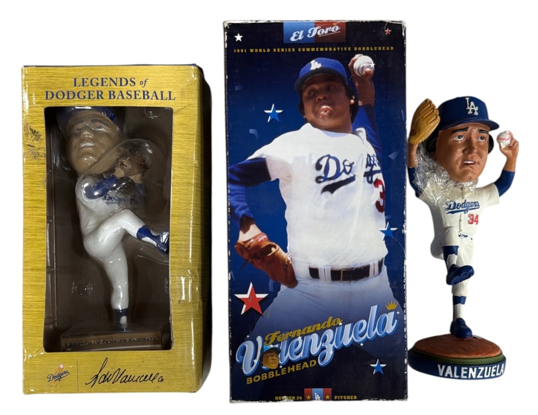 Lot of 2 | Fernando Valenzuela Bobblehead Collection (1 of 2)