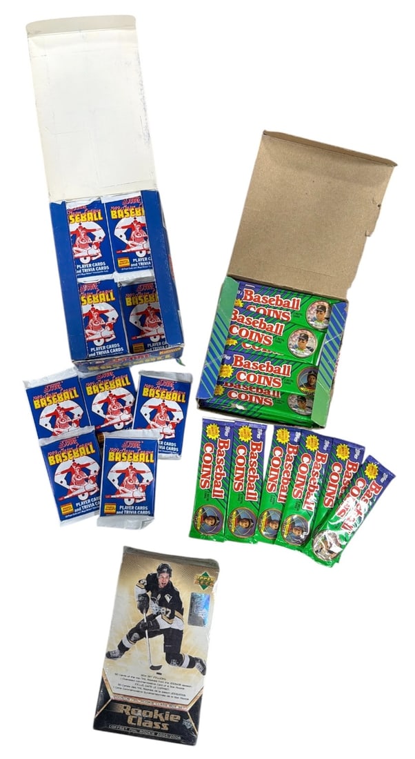 SEALED Sport Trading Card Packs and Baseball Coin Pack Collection: SEALED Sport Trading Card Packs and Baseball Coin Pack Collection