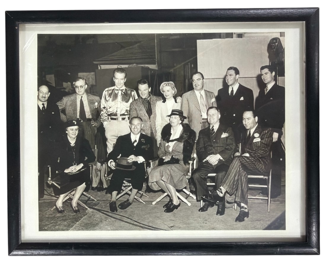 Photo of Eleanor Roosevelt Greeted by Warner Bros. (1 of 2)