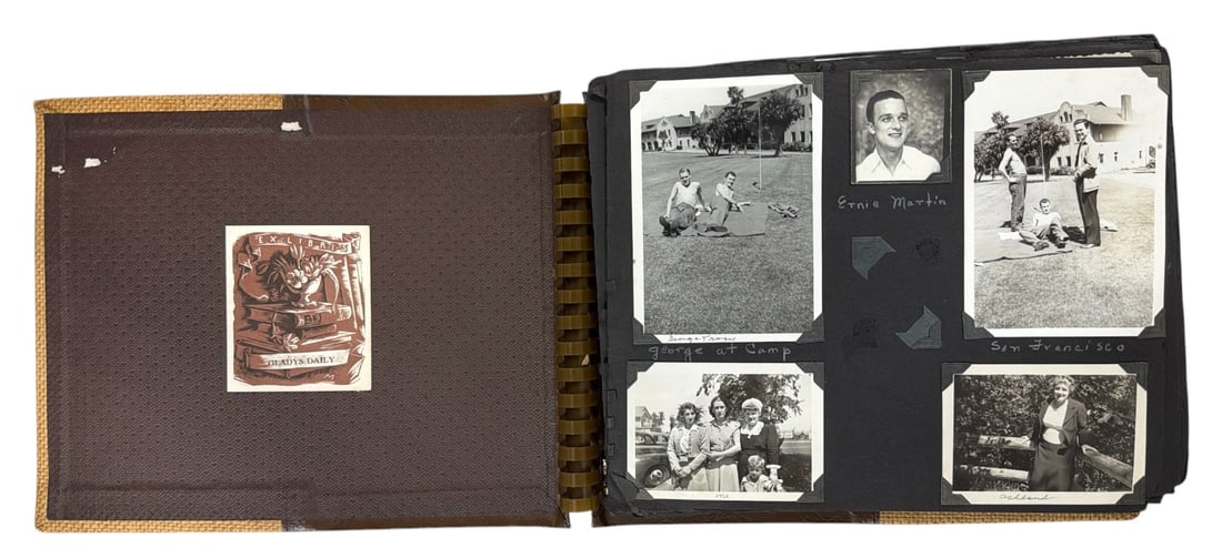 Vintage Album with Photos: Vintage Album with Photos