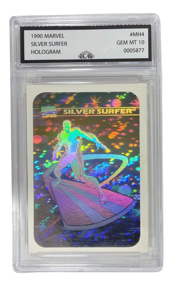 1990 Marvel Silver Surfer HOLO | No. MH4 | Graded 10 (1 of 2)