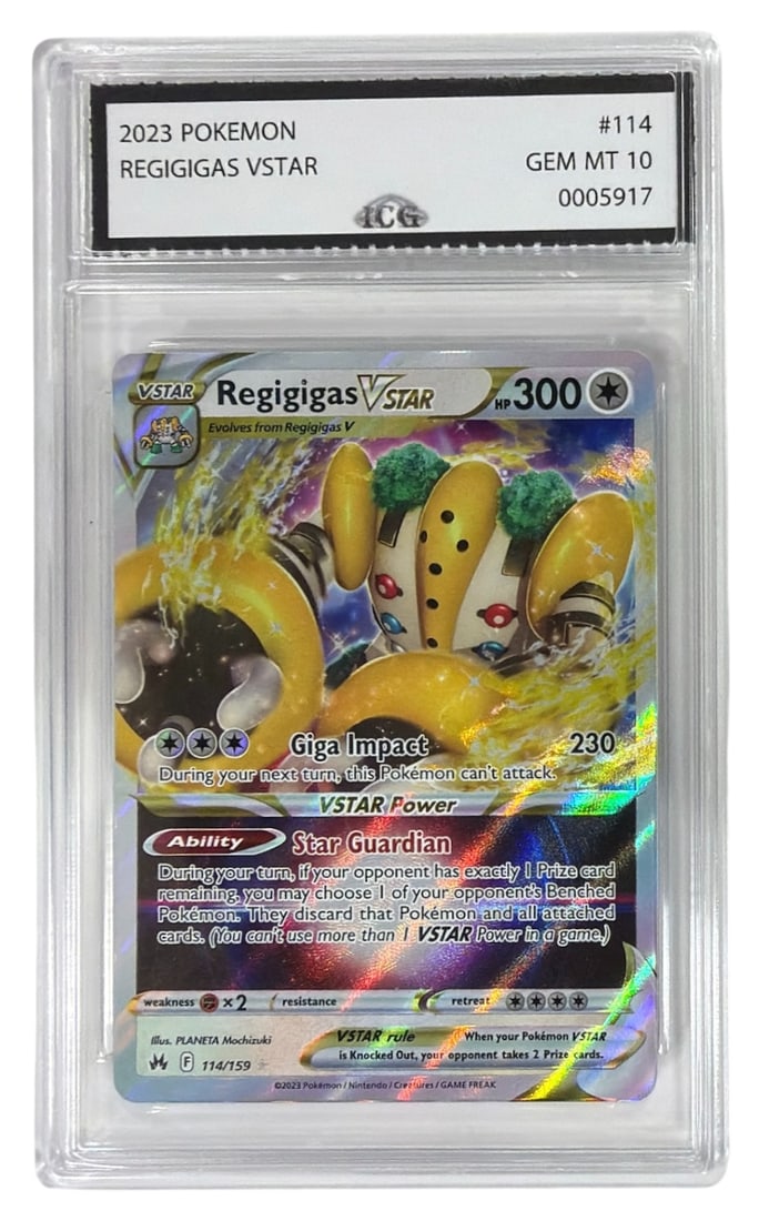 2023 Pokemon Regigigas VSTAR | No. 114 | Graded 10: 2023 Pokemon Regigigas VSTAR | No. 114 | Graded 10
