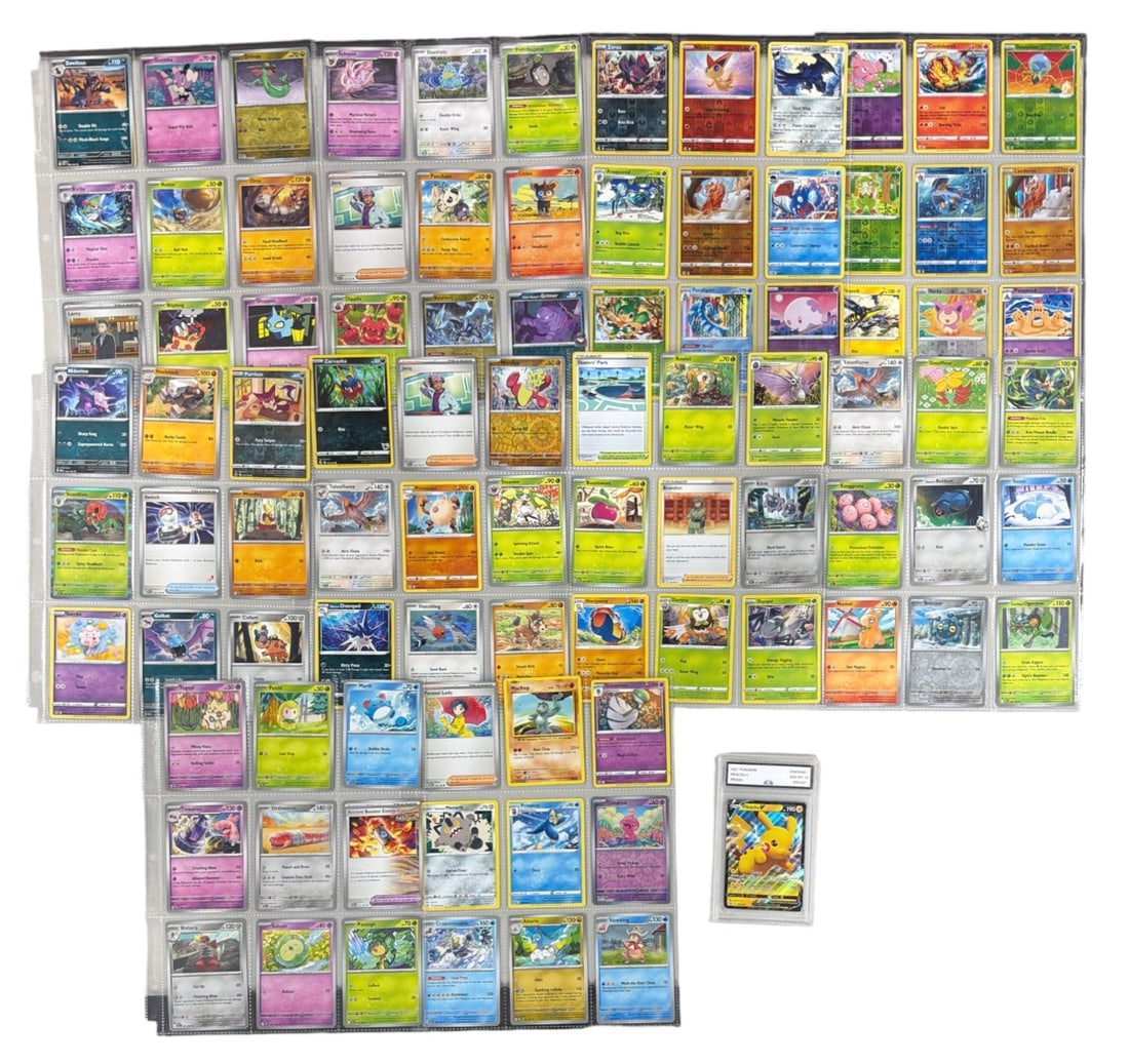 Pokemon Trading Card and Graded Card Collection: AUTHENTICATION HAS NOT BEEN PERFORMED TO GUARANTEE VERIFICATION | All purchases are made at the buyers discretion