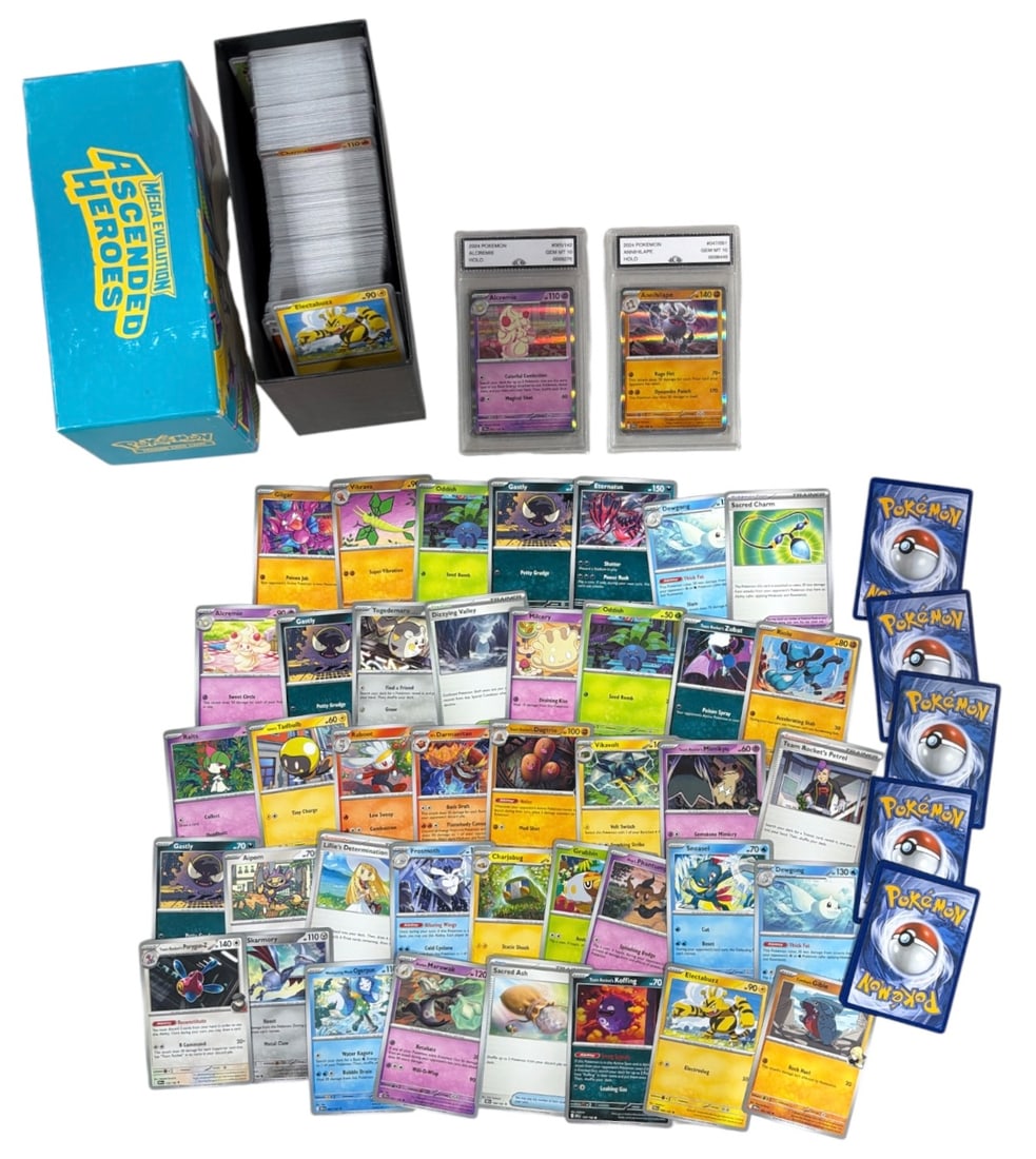 Pokemon Trading Card and Graded Card Collection: AUTHENTICATION HAS NOT BEEN PERFORMED TO GUARANTEE VERIFICATION | All purchases are made at the buyers discretion