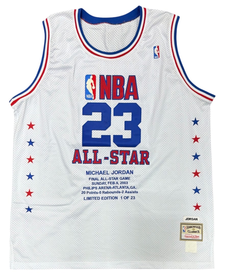 Michael Jordan 2003 All-Star Game | Limited Edition Commemorative Basketball Jersey: Michael Jordan 2003 All-Star Game | Limited Edition Commemorative Basketball Jersey