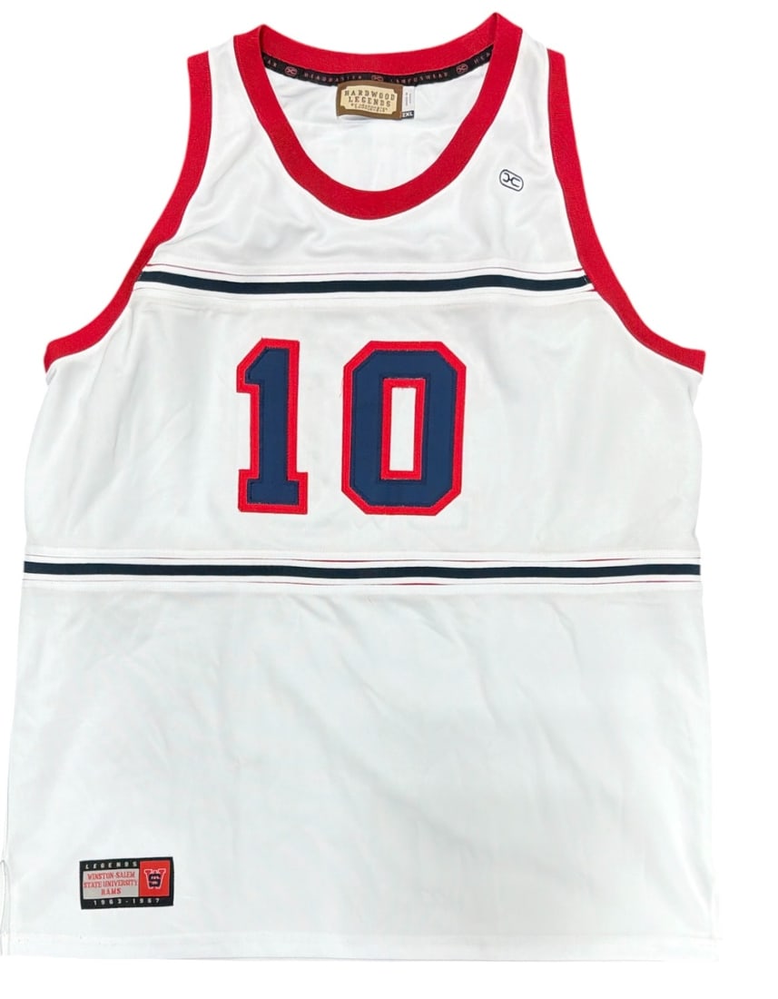 Headmaster Hardwood Legends Earl Monroe Winston Salem State No. 10 Basketball Jersey (1 of 3)