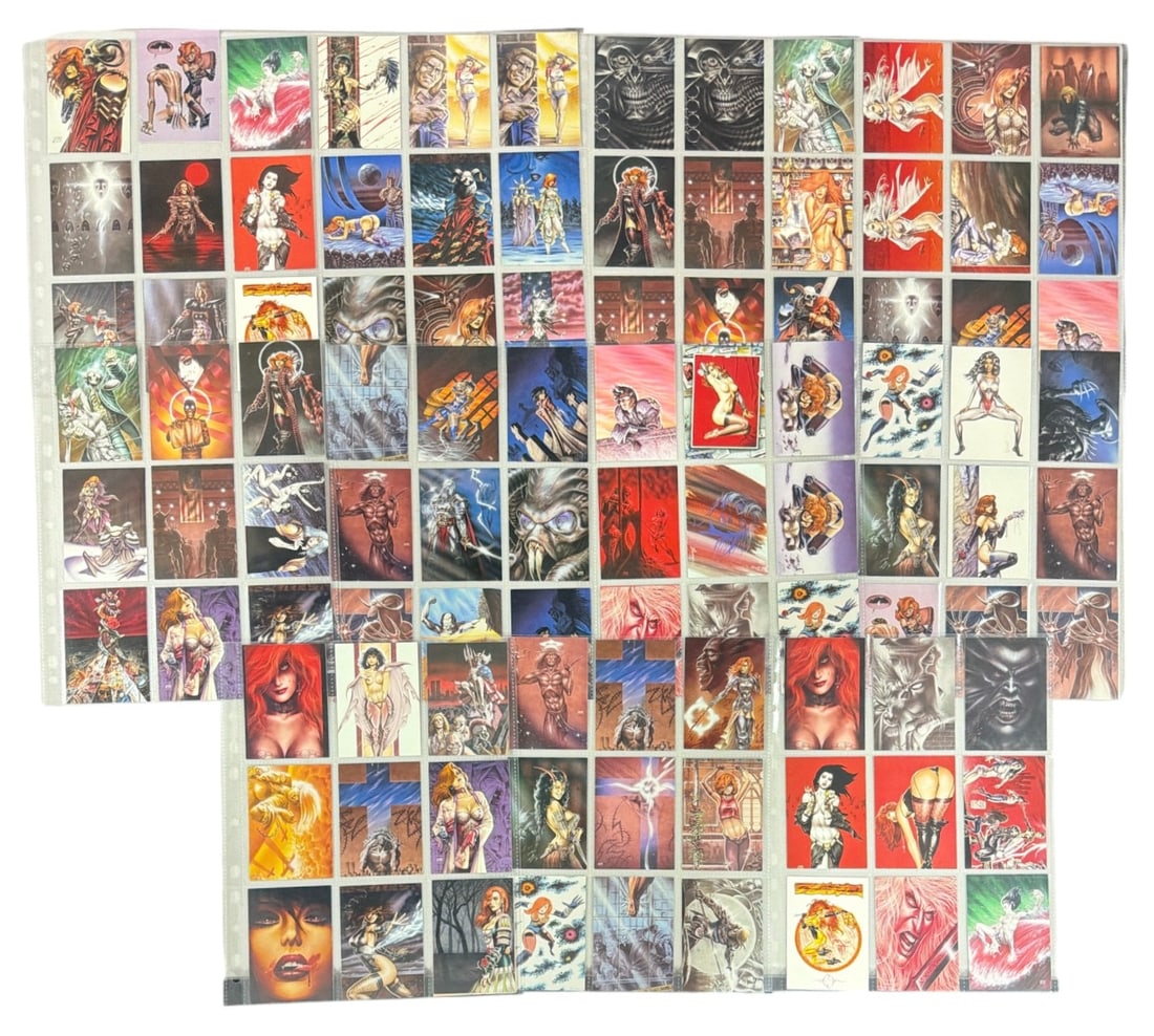 Joseph Michael Linsner Trading Card Collection: AUTHENTICATION HAS NOT BEEN PERFORMED TO GUARANTEE VERIFICATION | All purchases are made at the buyers discretion
