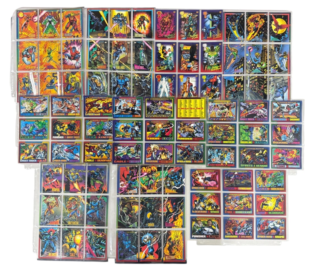 1993 Marvel Universe Series 4 Trading Card Collection: AUTHENTICATION HAS NOT BEEN PERFORMED TO GUARANTEE VERIFICATION | All purchases are made at the buyers discretion