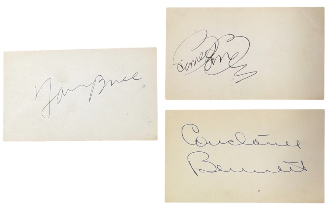 Celebrity and Movie Autograph Collections (1 of 2)