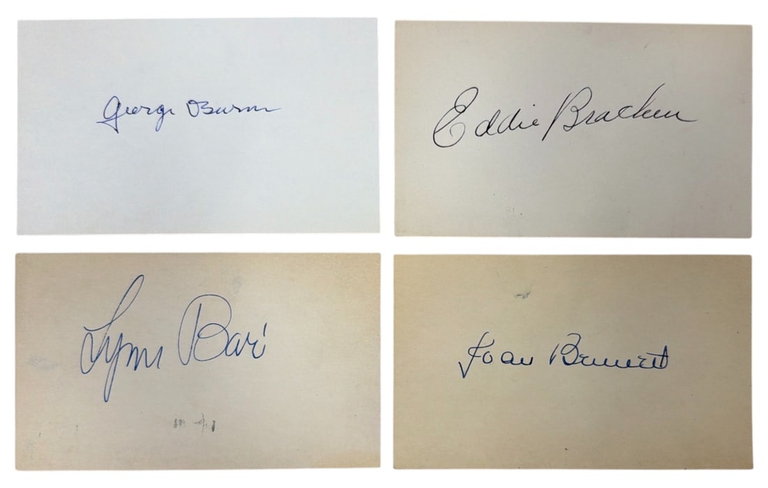 Celebrity and Movie Autograph Collections (1 of 2)