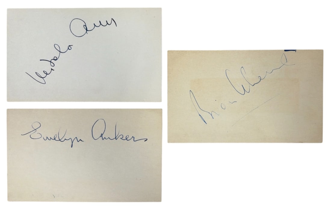 Celebrity and Movie Autograph Collections (1 of 2)