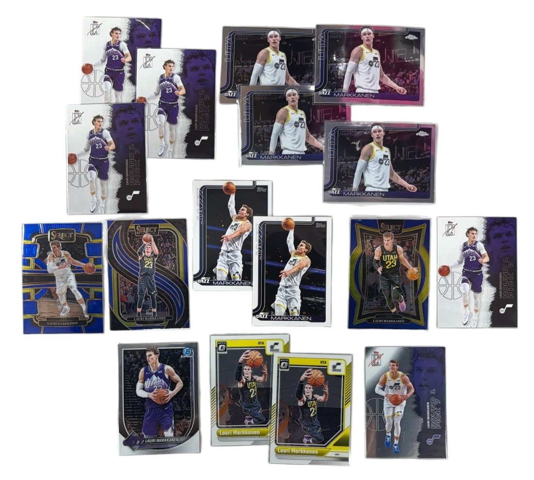 Lauri Markkanen Basketball Trading Card Collection: Lauri Markkanen Basketball Trading Card Collection