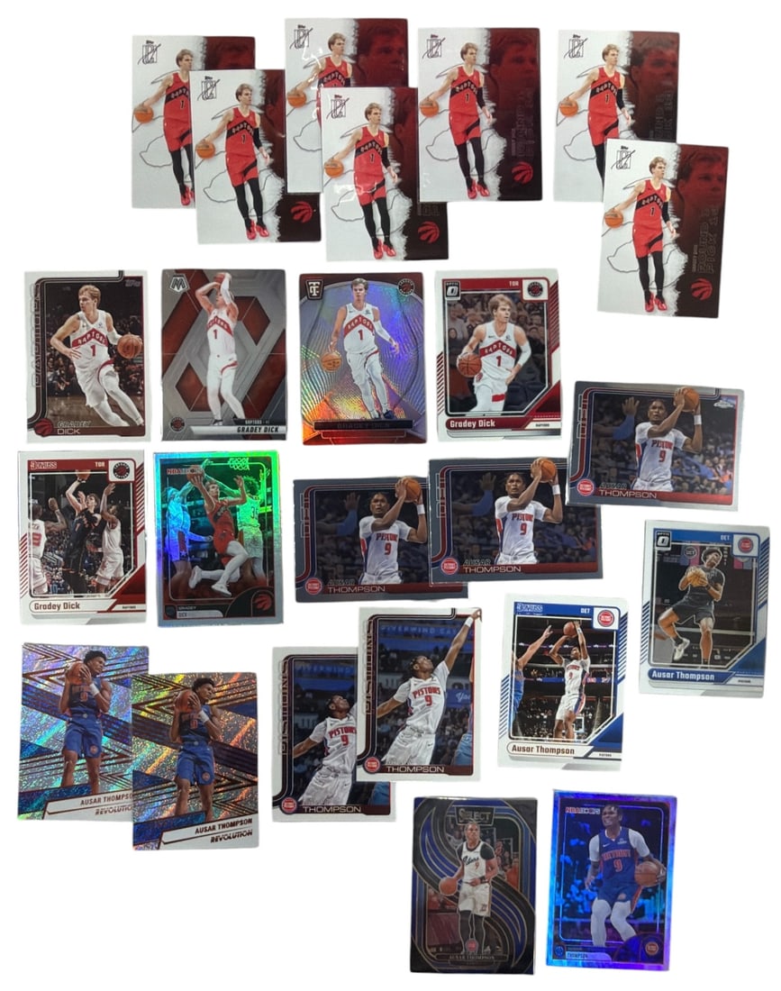 Grady Dick and Ausar Thompson Basketball Trading Card Collection: Grady Dick and Ausar Thompson Basketball Trading Card Collection