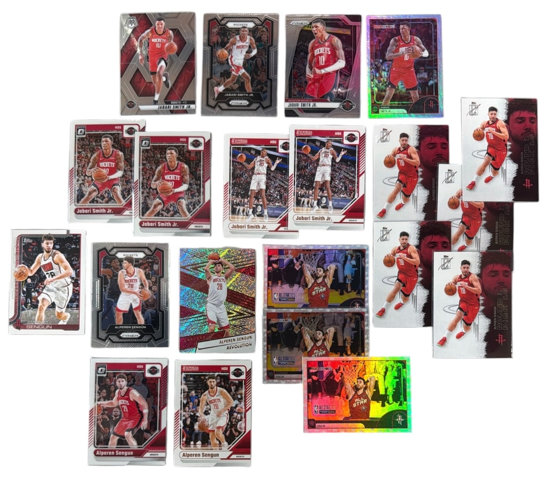Jabari Smith Jr. and Alperen Sengun Basketball Trading Card Collection: Jabari Smith Jr. and Alperen Sengun Basketball Trading Card Collection