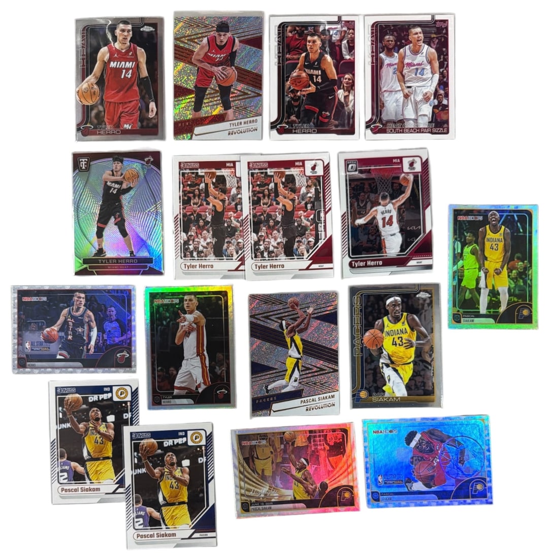 Tyler Herro and Pascal Siakam Basketball Trading Card Collection: Tyler Herro and Pascal Siakam Basketball Trading Card Collection