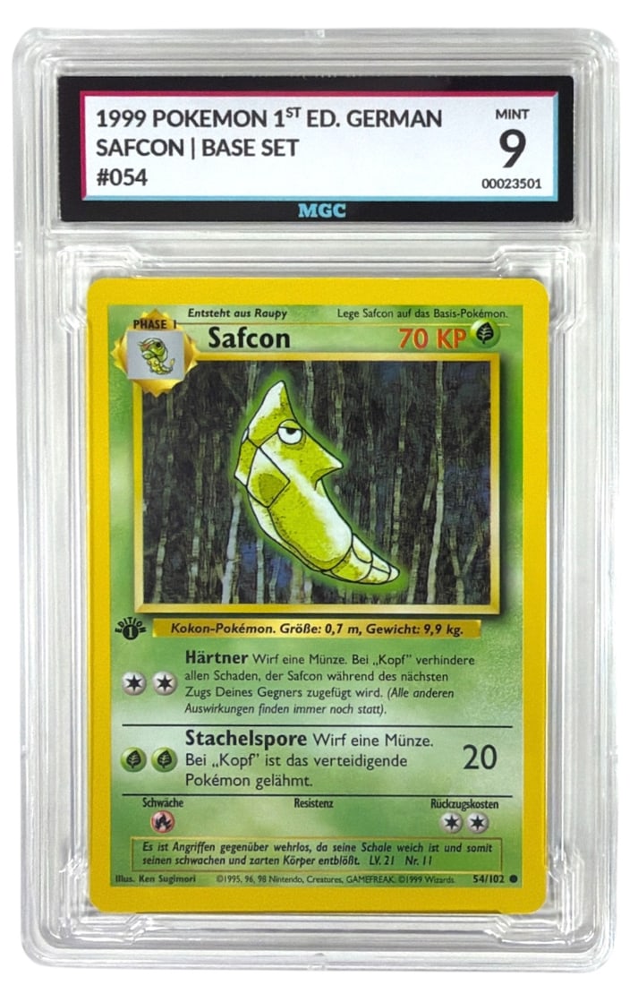 1999 Pokemon 1st Edition German | Safcon | Base Set | No. 54 | Graded 9 (1 of 2)