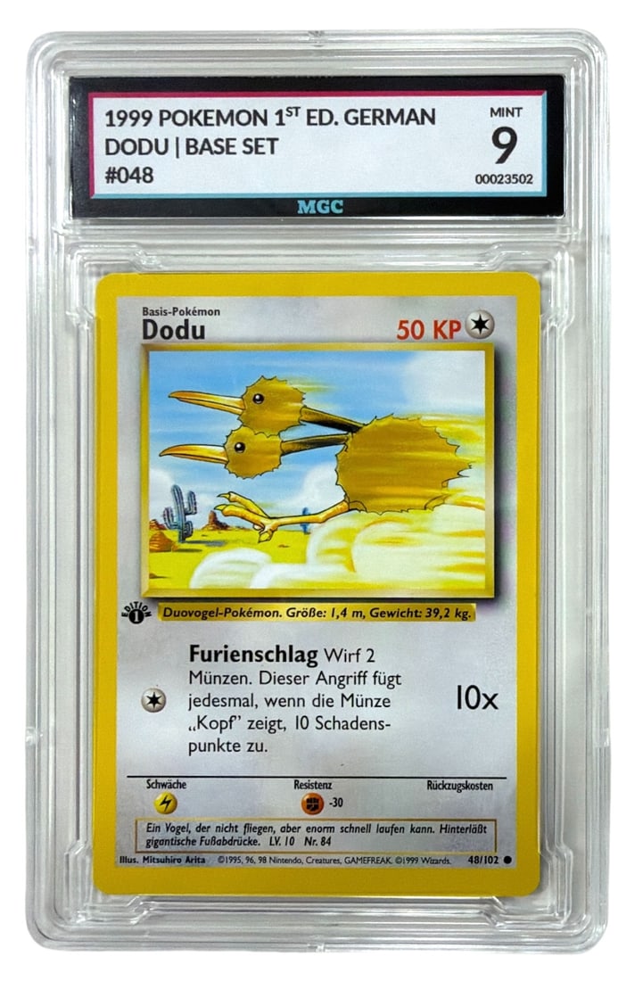 1999 Pokemon 1st Edition German | Dodu | Base Set | No. 48 | Graded 9 (1 of 2)