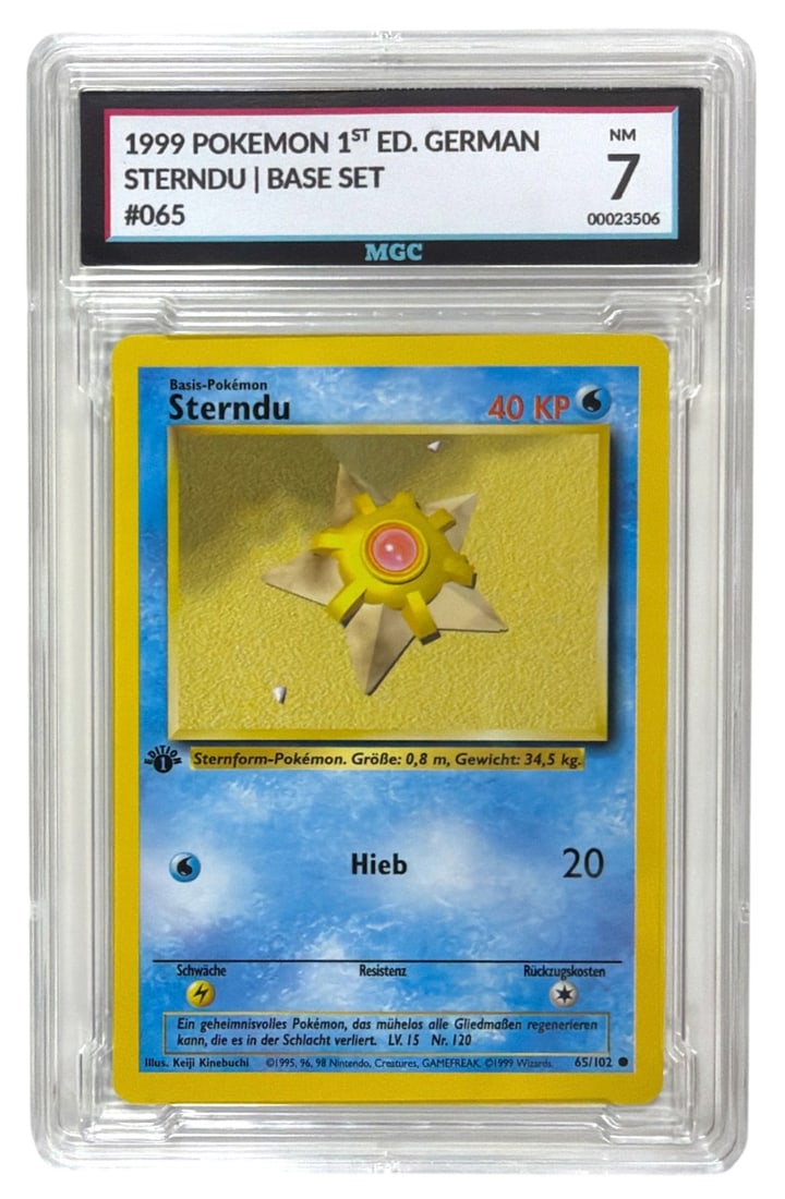 1999 Pokemon 1st Edition German | Sterndu | Base Set | No. 65 | Graded 7 (1 of 2)