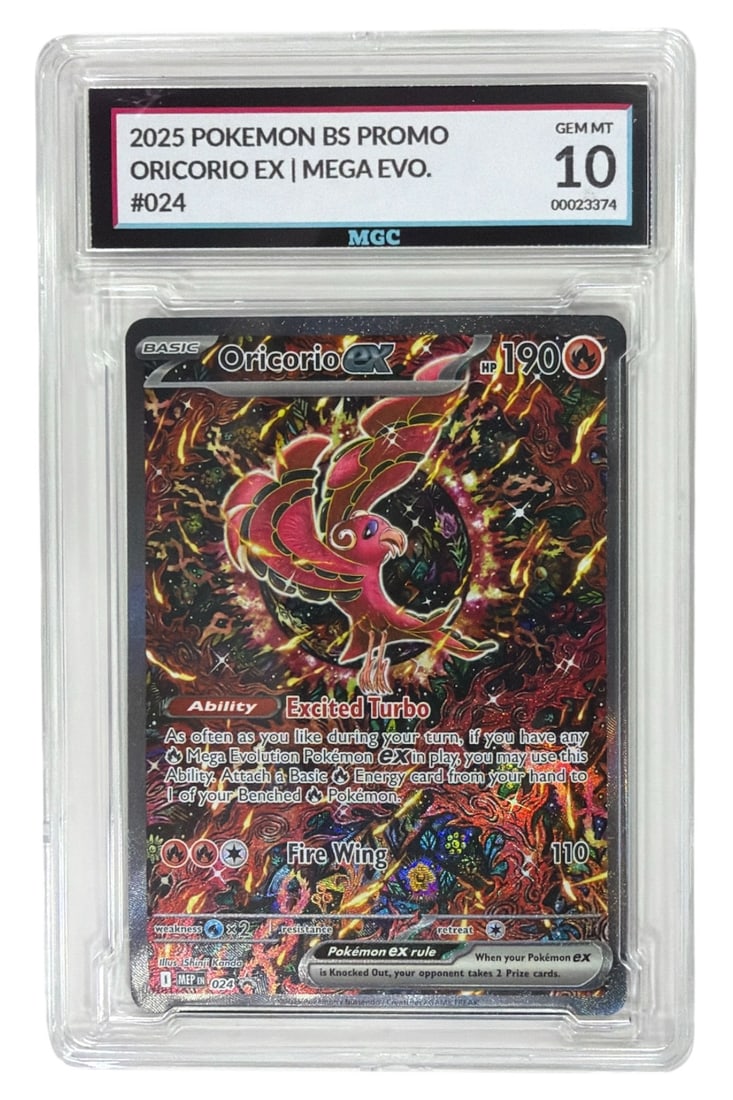 2025 Pokemon Mega Evolution Ultra Premium Coll. Black Star Promo Oricorio EX | No. 24 | Graded 10 (1 of 2)