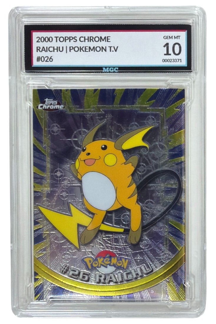2000 Topps Chrome Pokemon TV Raichu | No. 26 | Graded 10 (1 of 2)