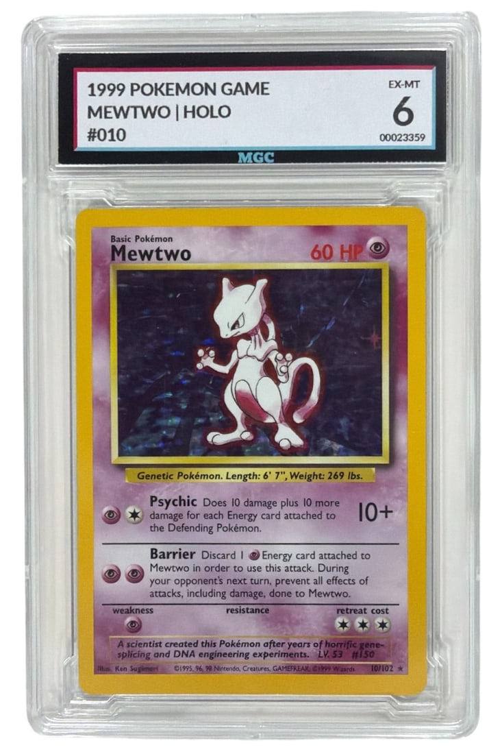 1999 Pokemon Go Mewtwo HOLO | No. 10 | Graded 6 (1 of 2)