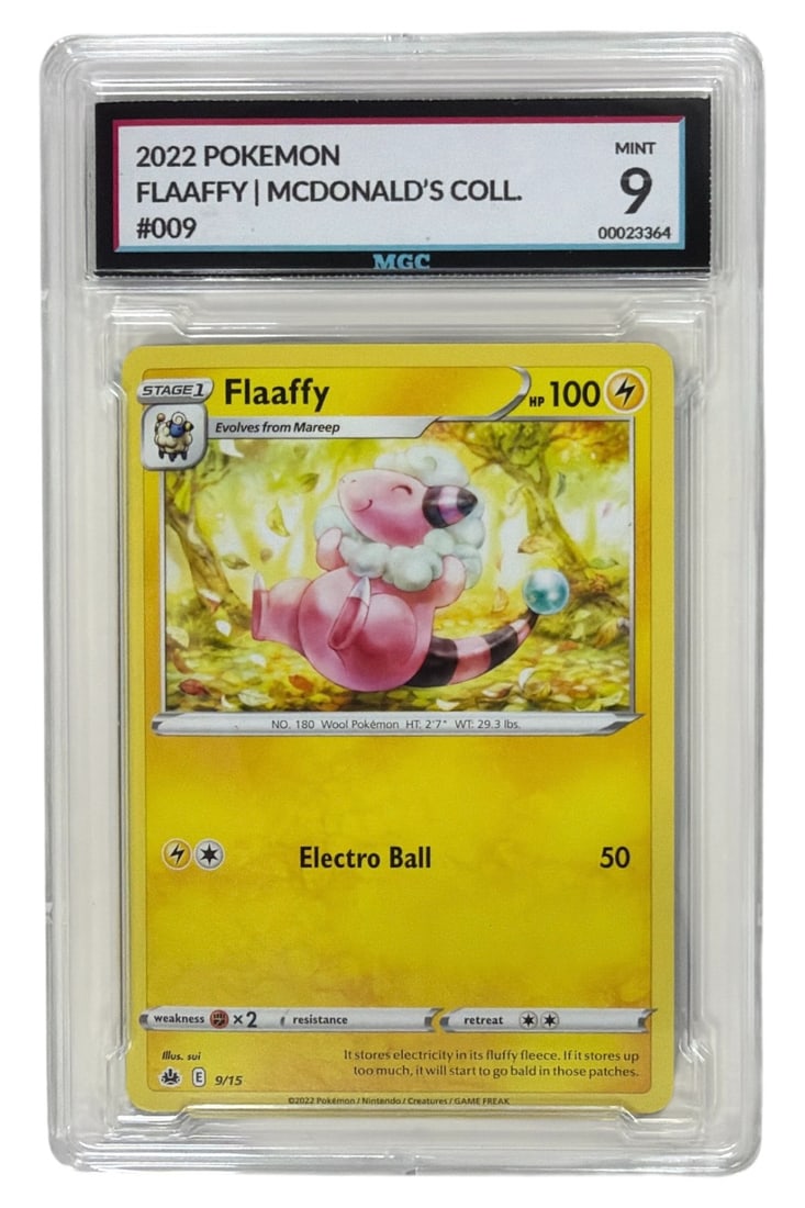 2022 Pokemon McDonalds Coll. Flaaffy | No. 09 | Graded 9: 2022 Pokemon McDonalds Coll. Flaaffy | No. 09 | Graded 9