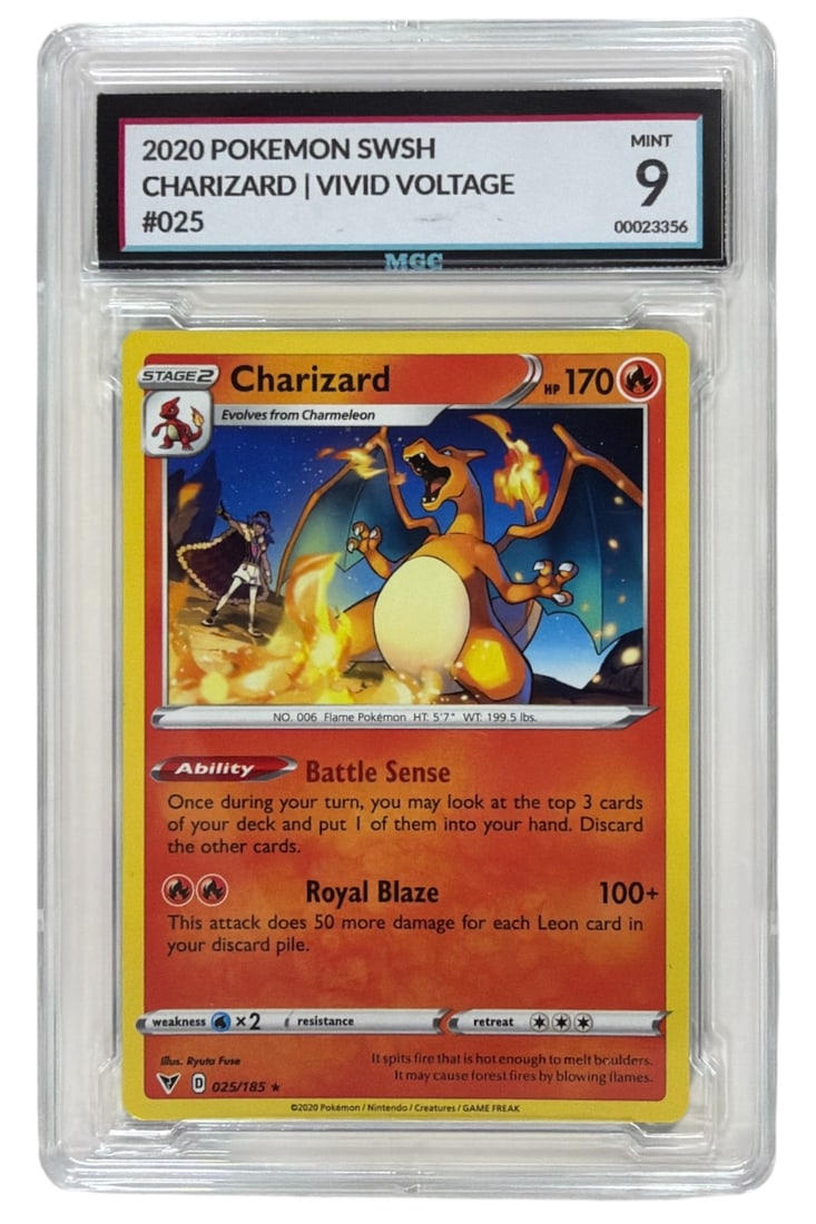 2020 Pokemon Vivid Voltage Charizard | No. 25 | Graded 9 (1 of 2)