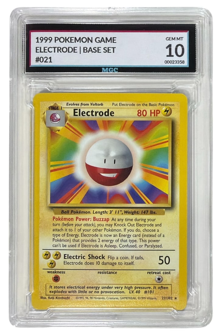 1999 Pokemon Game Base Set Electrode | No. 21 | Graded 10 (1 of 2)