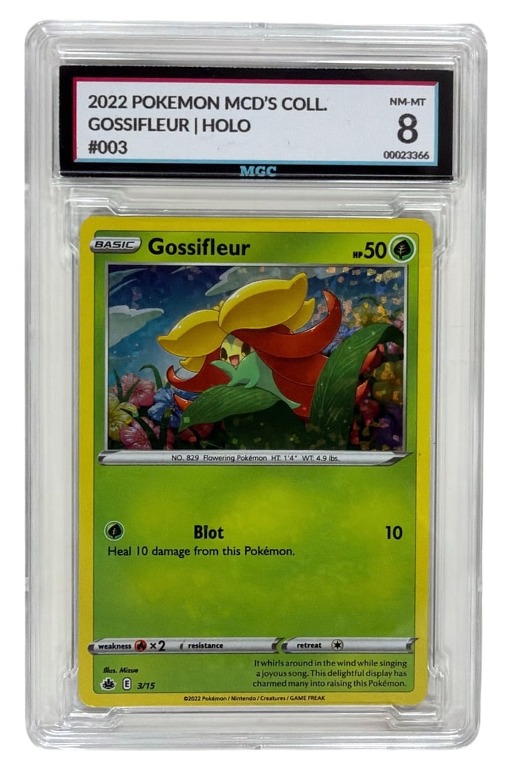 2022 Pokemon McDonalds Coll. Gossifleur HOLO | No. 03 | Graded 8 (1 of 2)