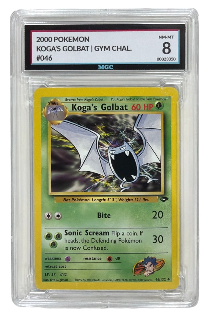 2000 Pokemon Gym Chal. Kogas Golbat | N0. 46 | Graded 8: 2000 Pokemon Gym Chal. Kogas Golbat | N0. 46 | Graded 8
