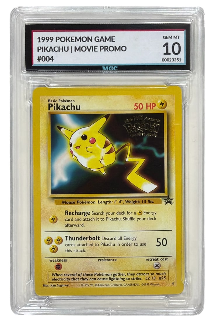 1999 Pokemon Game Movie Promo Pikachu | No. 04 | Graded 10 (1 of 2)