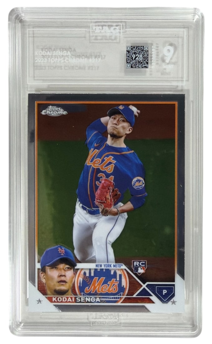 2023 Topps Chrome Kodai Senga Rookie Card | No. 217 | Graded 9 (1 of 2)