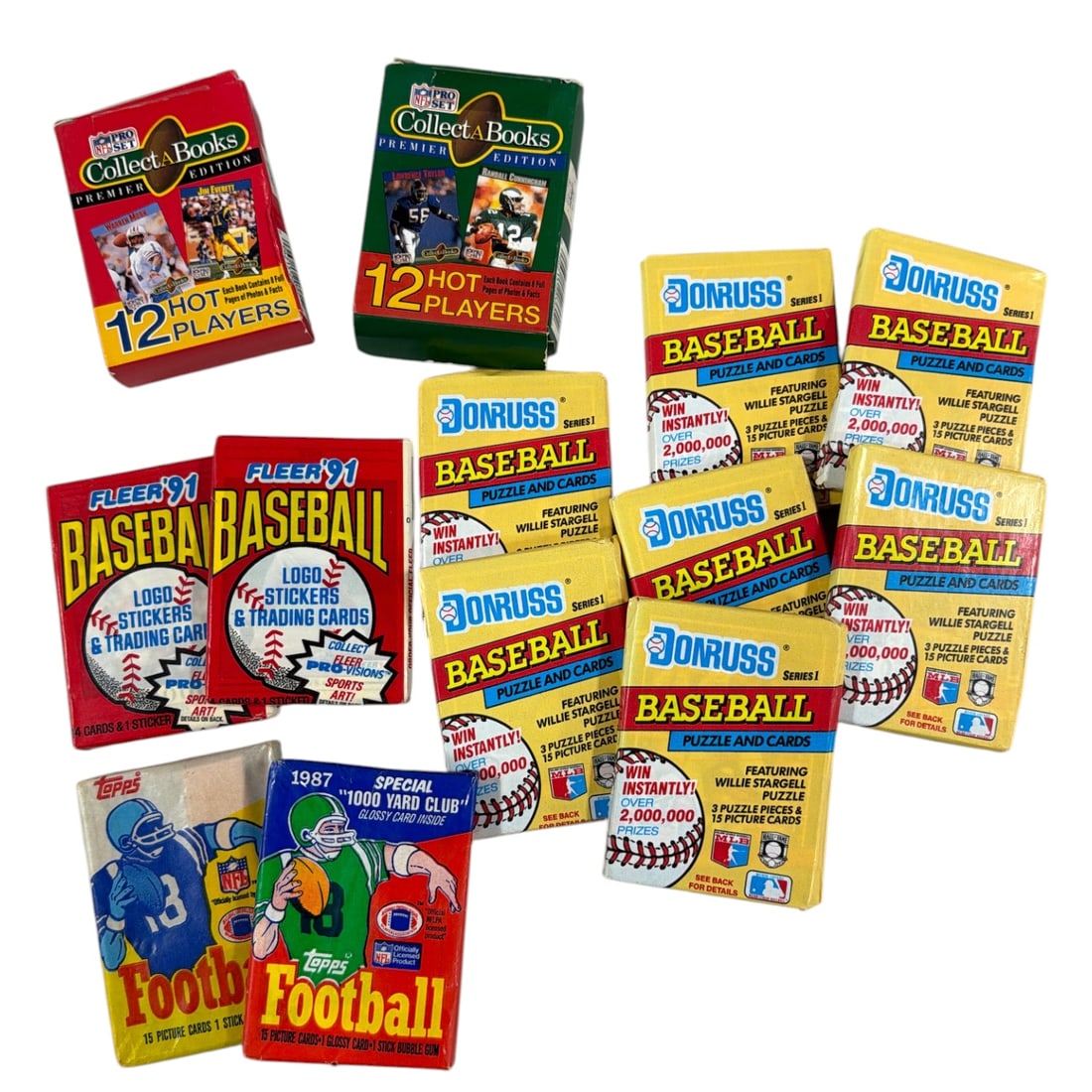 Sealed Sport Card Packs and Trading Card Collection (1 of 1)