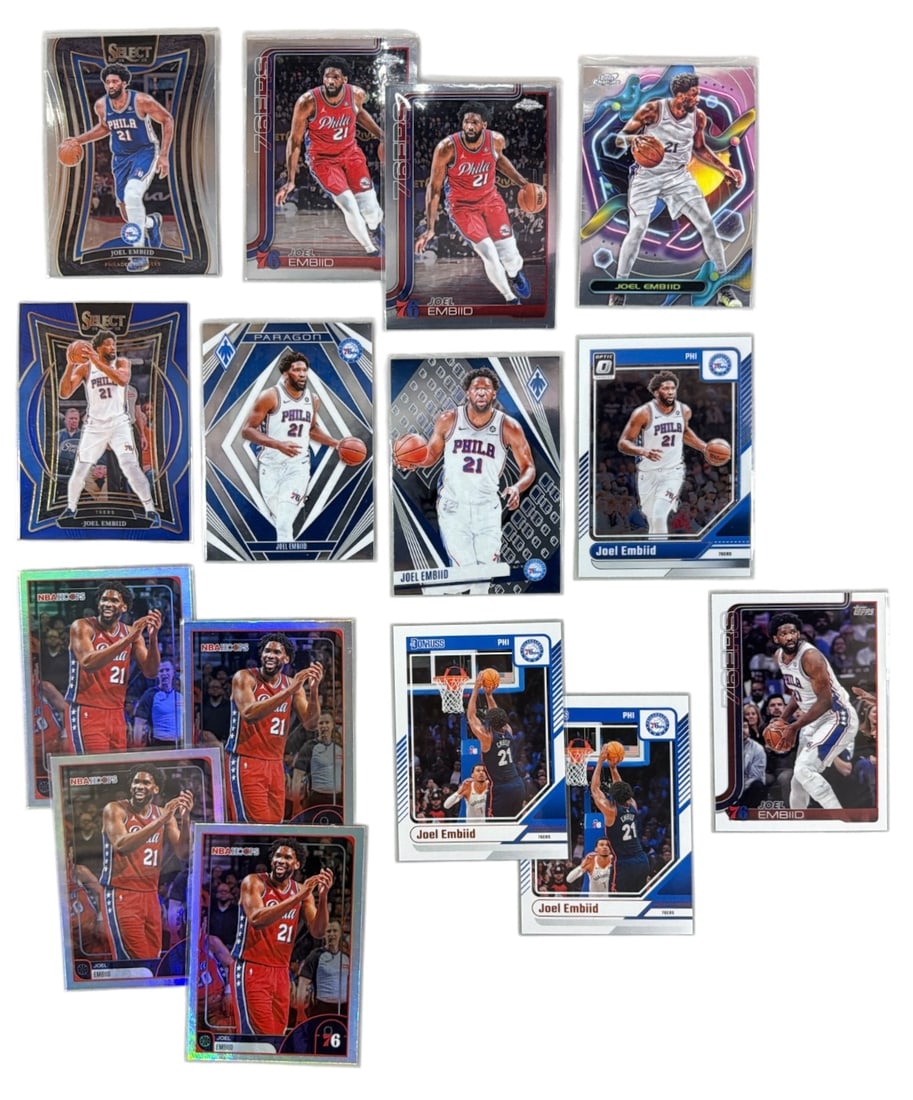 Joel Embiid Basketball Trading Card Collection (1 of 2)