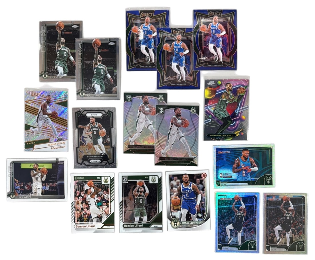 Damian Lillard Basketball Trading Card Collection: Damian Lillard Basketball Trading Card Collection