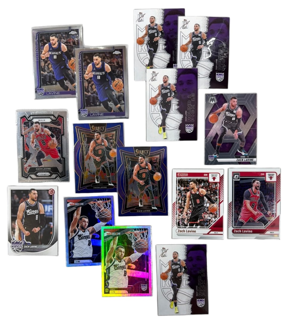 Zach Lavine Basketball Trading Card Collection: Zach Lavine Basketball Trading Card Collection