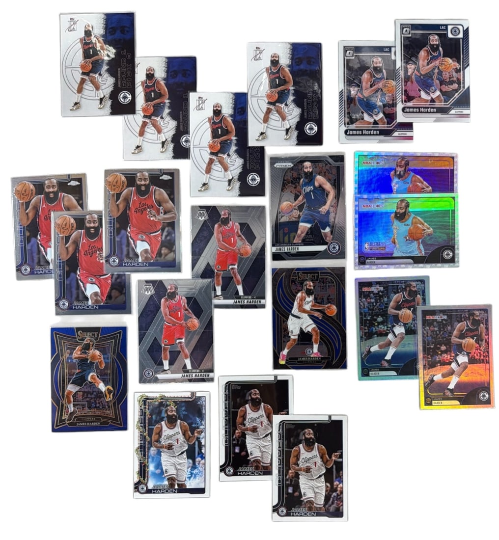 Jame Harden Basketball Trading Card Collection (1 of 2)