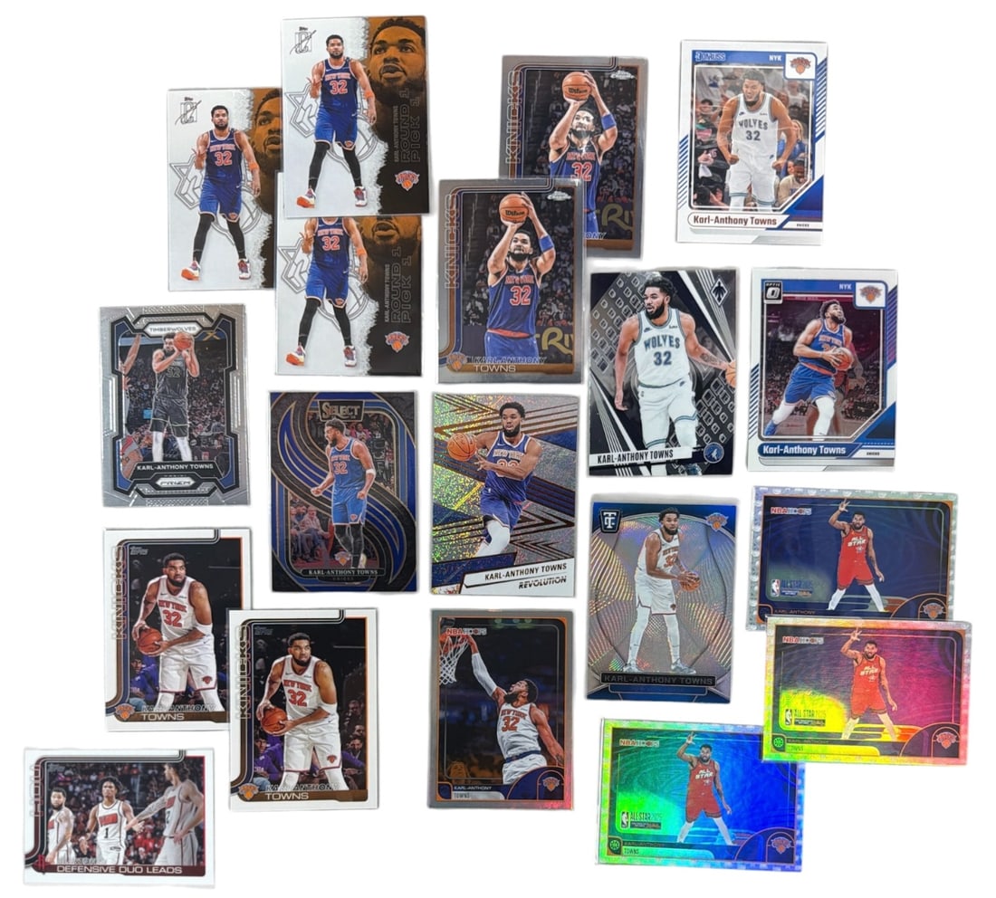 Karl Anthony Towns Basketball Trading Card Collection (1 of 2)