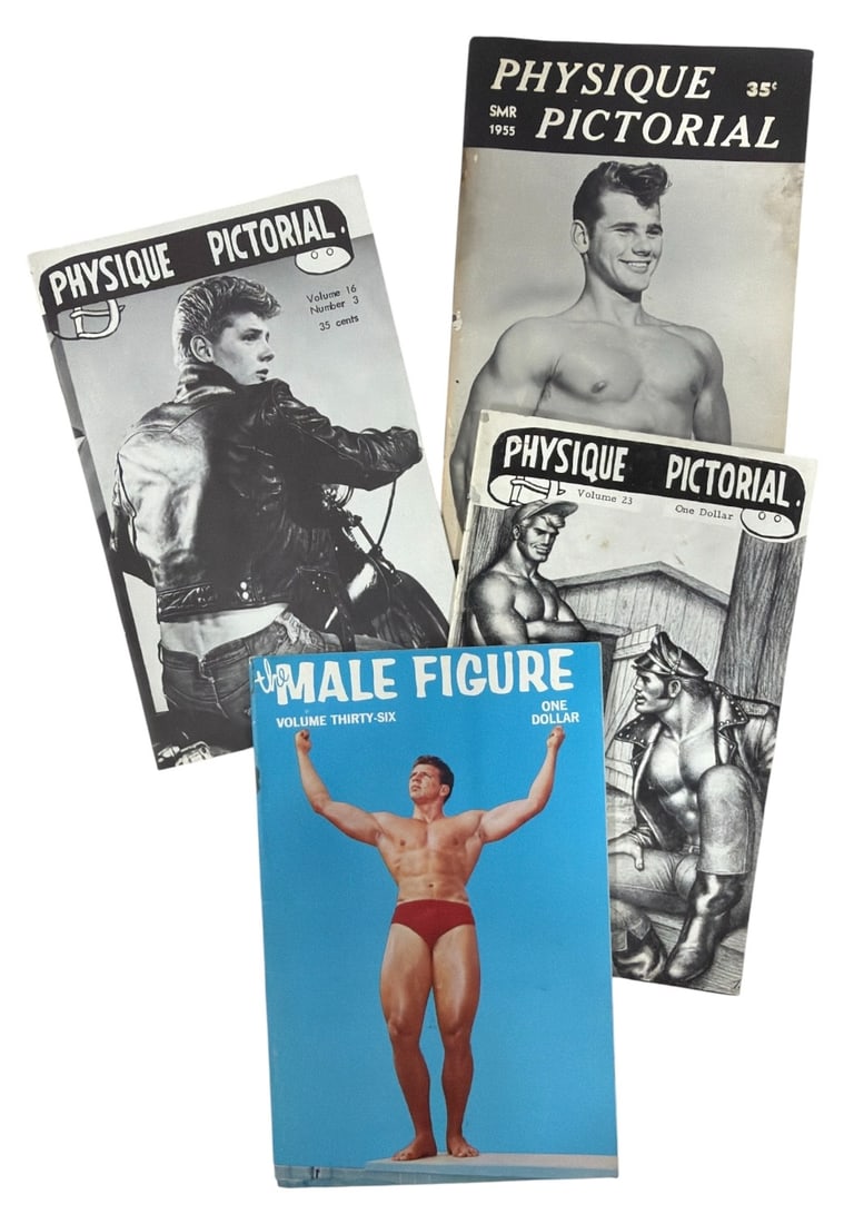 Physique Pictorial and The Male Figure Mini Magazine Collection: Physique Pictorial and The Male Figure Mini Magazine Collection