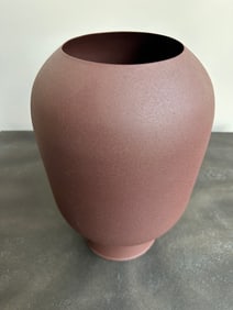 Textured Metal Vase