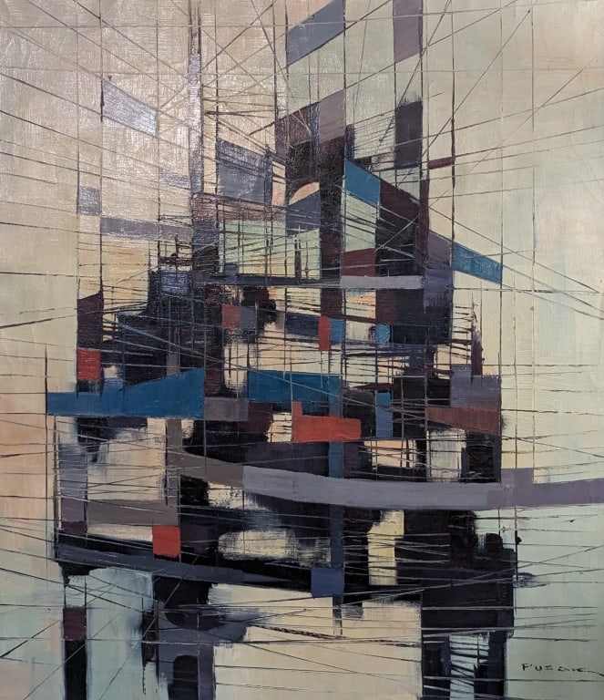 Rudolf Pusak, Oil on Canvas: Rudolf Pusak, Oil on Canvas Sight: 26.75" x 31"Frame: 34.75" x 39" Shipping available for this lot through Live Shipping; please request a shipping quote at packaging@liveauctioneers.com or pick up it